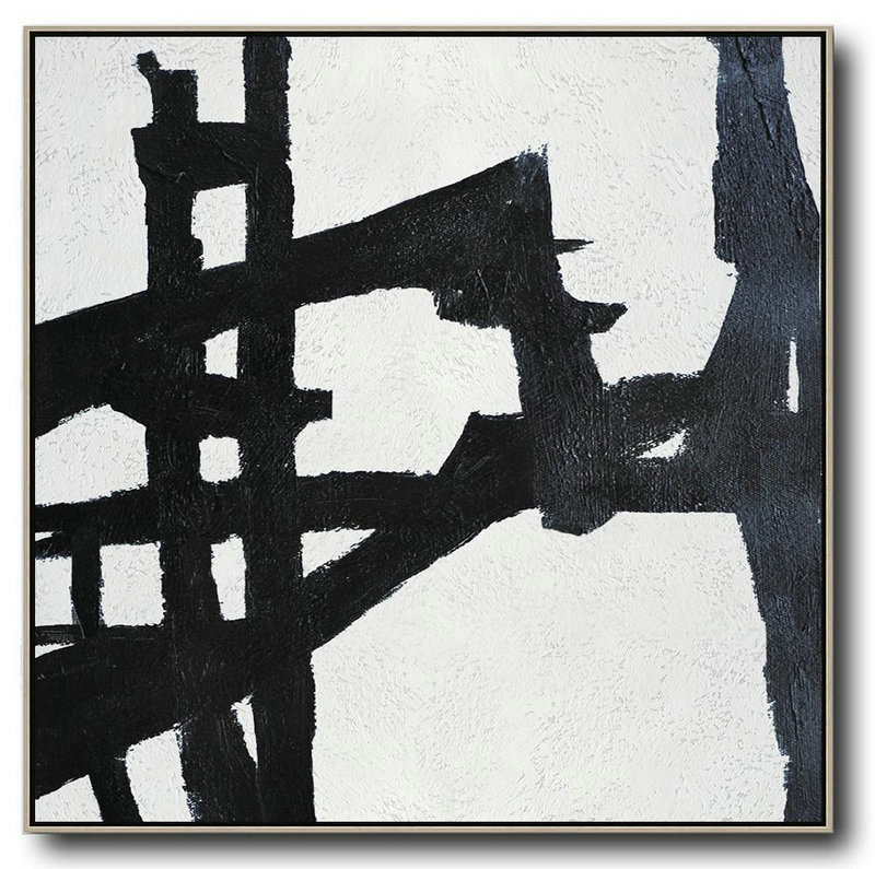 Large Contemporary Art Acrylic Painting,Oversized Minimal Painting On Canvas - Original Abstract Art Paintings